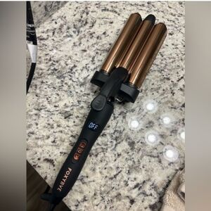 Foxyclips Black and Gold Hair Waver